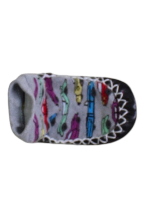 A Multicolour Slip Ons from Moccis in size 18-24M for boy. (Front View)