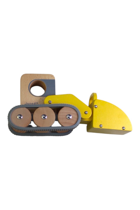 A Yellow Wooden Toys from Janod in size 2T for boy. (Back View)