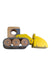 A Yellow Wooden Toys from Janod in size 2T for boy. (Back View)