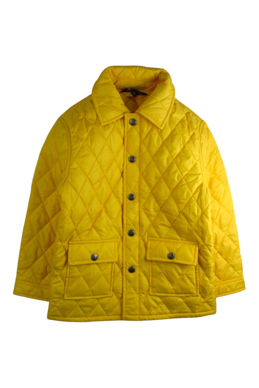 A Yellow Puffer/Quilted Coats & Outerwear from Brooks Brothers in size 10Y for neutral. (Front View)