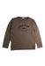 A Brown Long Sleeve T Shirts from Bonpoint in size 12Y for boy. (Front View)