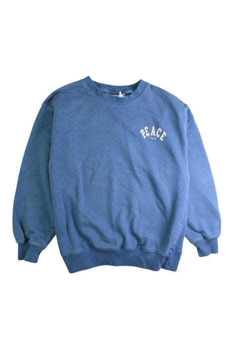 A Blue Crewneck Sweatshirts from Molo in size 10Y for boy. (Front View)