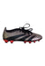 A Silver Cleats/Soccer Shoes from Adidas in size 11Y for neutral. (Front View)