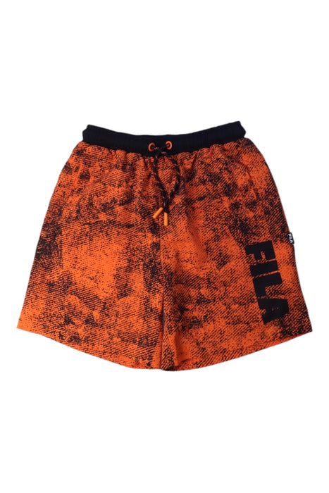 A Orange Shorts from Fila in size 10Y for neutral. (Front View)