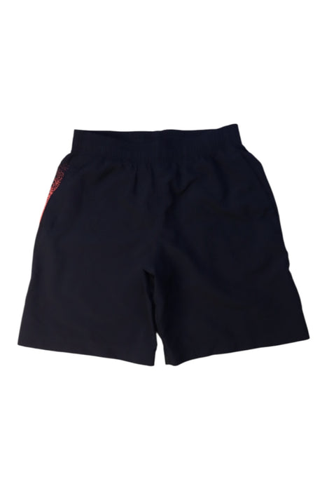 A Navy Shorts from Under Armour in size 10Y for boy. (Front View)