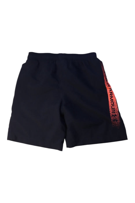 A Navy Shorts from Under Armour in size 10Y for boy. (Back View)