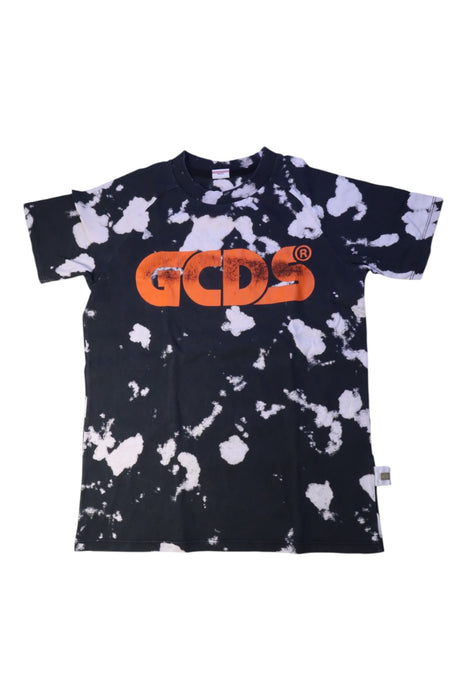 A Black Short Sleeve T Shirts from GCDS in size 12Y for boy. (Front View)