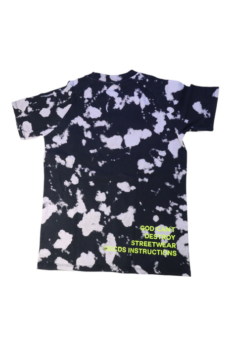 A Black Short Sleeve T Shirts from GCDS in size 12Y for boy. (Back View)