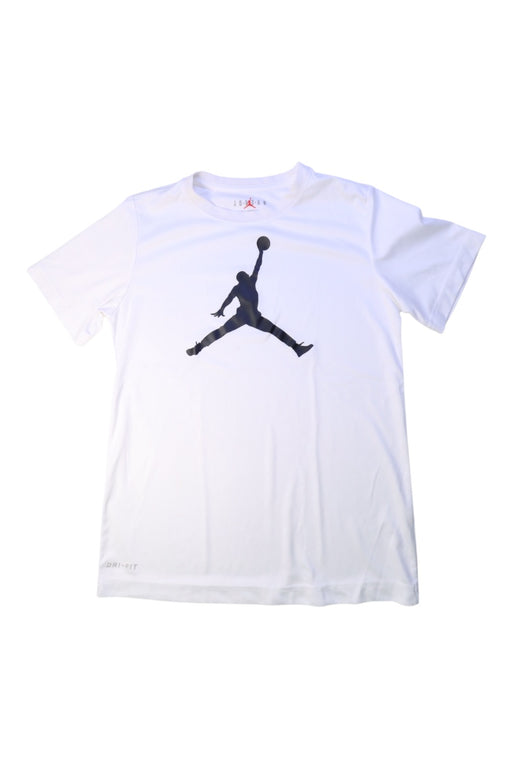 A White Short Sleeve T Shirts from Air Jordan in size 14Y for boy. (Front View)