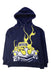 A Navy Hooded Sweatshirts from MSGM in size 8Y for boy. (Front View)