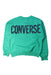 A Green Crewneck Sweatshirts from Converse in size 13Y for neutral. (Back View)