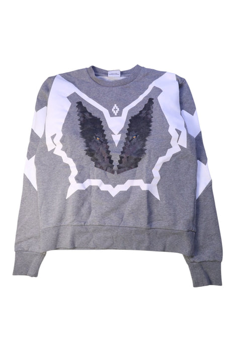 A Grey Crewneck Sweatshirts from Marcelo Burlon in size 12Y for boy. (Front View)
