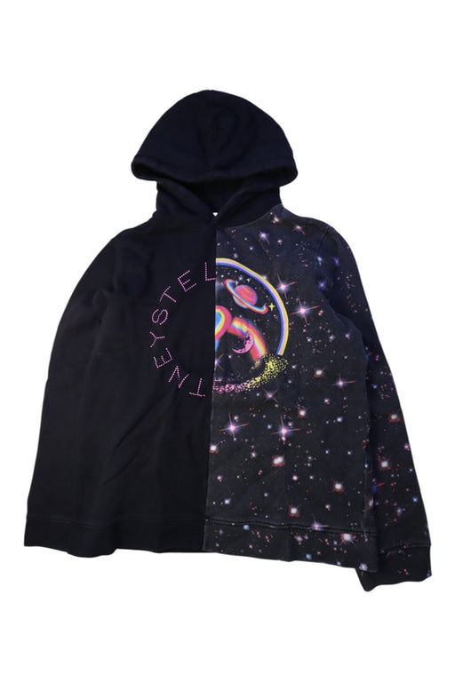 A Black Hooded Sweatshirts from Stella McCartney in size 14Y for neutral. (Front View)