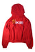 A Red Hooded Sweatshirts from Nike in size 13Y for girl. (Back View)