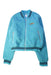 A Blue Lightweight Jackets from Adidas in size 14Y for girl. (Front View)
