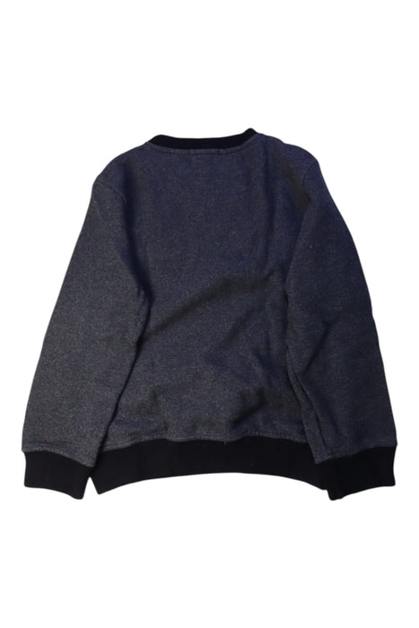 A Grey Crewneck Sweatshirts from MSGM in size 8Y for boy. (Back View)
