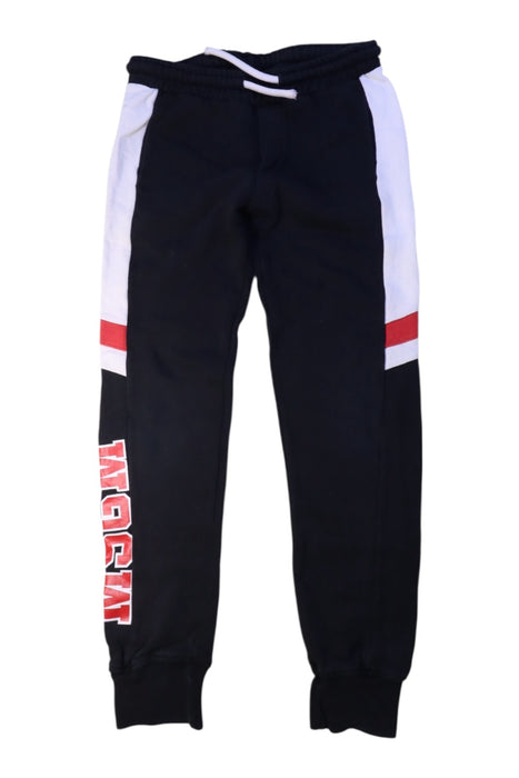 A Black Sweatpants from MSGM in size 8Y for boy. (Front View)