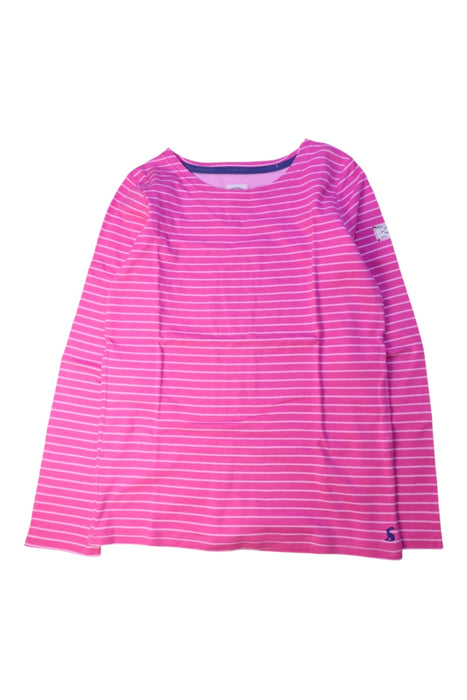 A Pink Long Sleeve Tops from Joules in size 11Y for girl. (Front View)