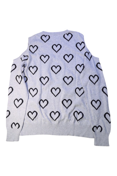 A Grey Knit Sweaters from Seed in size 14Y for girl. (Back View)