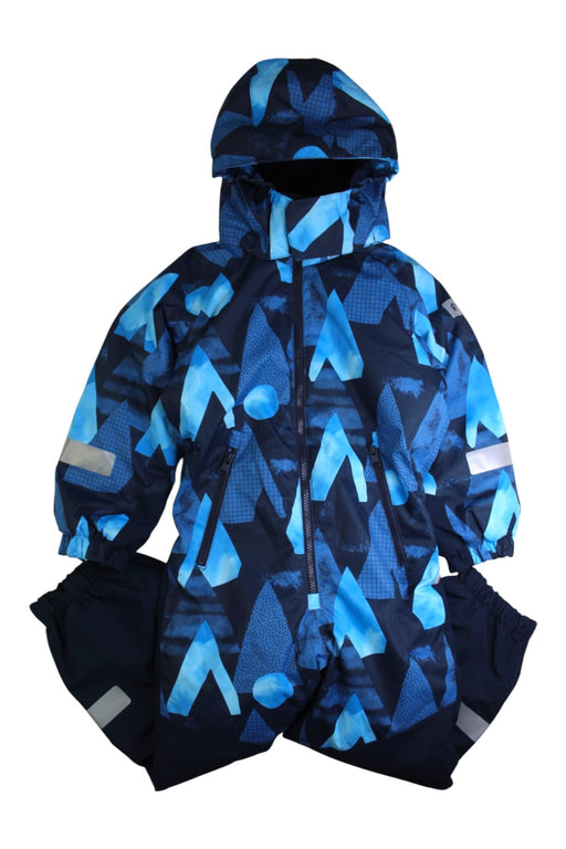 A Blue Snowsuits from Reima in size 6T for boy. (Front View)
