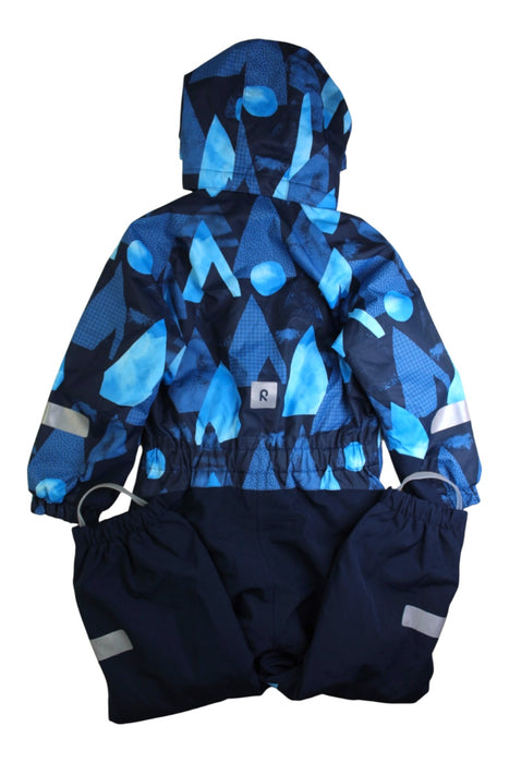 A Blue Snowsuits from Reima in size 6T for boy. (Back View)
