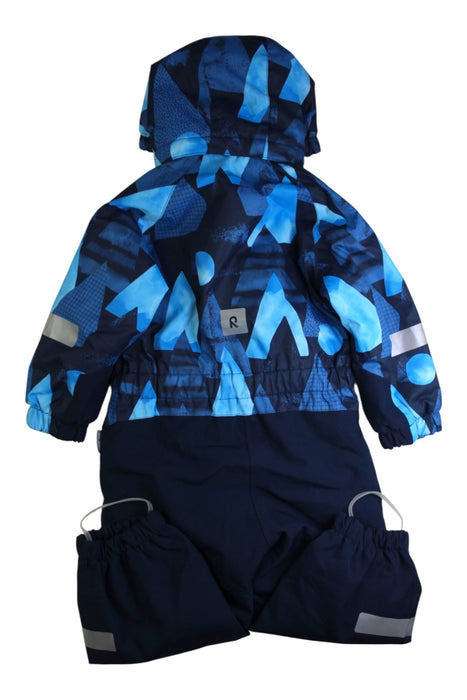 A Blue Snowsuits from Reima in size 3T for boy. (Back View)