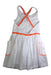 A White Sleeveless Dresses from Jacadi in size 5T for girl. (Back View)