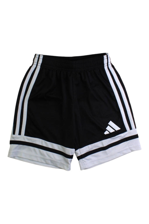 A Black Shorts from Adidas in size 5T for boy. (Front View)