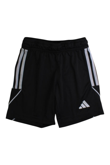 A Black Active Shorts from Adidas in size 5T for boy. (Front View)