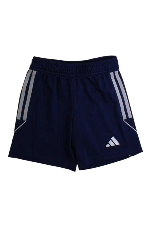 A Navy Active Shorts from Adidas in size 5T for boy. (Front View)