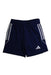 A Navy Active Shorts from Adidas in size 5T for boy. (Front View)