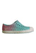 A Pink Slip Ons from Native Shoes in size 3T for girl. (Front View)
