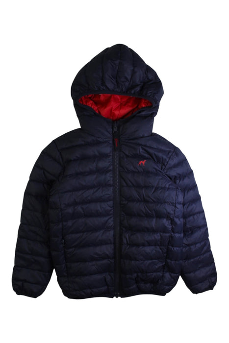 A Navy Puffer/Quilted Coats & Outerwear from Sacoor in size 6T for boy. (Front View)