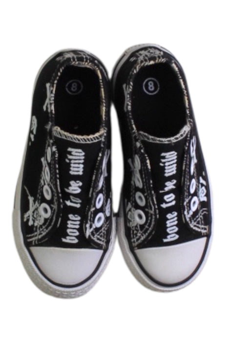A Black Sneakers from Hatley in size 8Y for neutral. (Back View)