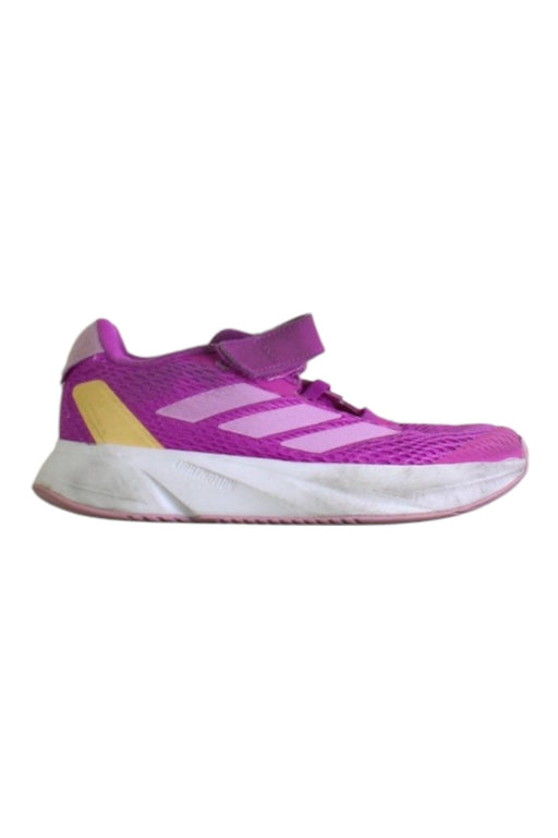 A Pink Sneakers from Adidas in size 6T for girl. (Front View)