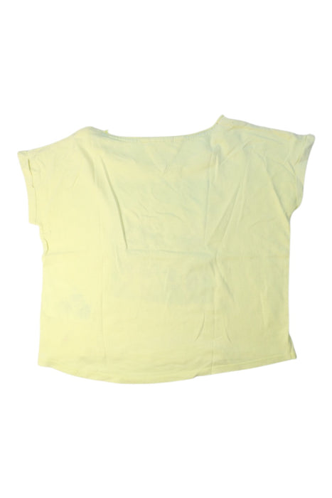 A Yellow Short Sleeve T Shirts from Tommy Hilfiger in size 12Y for girl. (Back View)