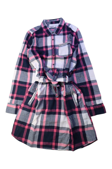 A Multicolour Long Sleeve Dresses from Abercrombie & Fitch in size 11Y for girl. (Front View)