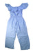 A Blue Sleeveless Jumpsuits from Seed in size 10Y for girl. (Back View)