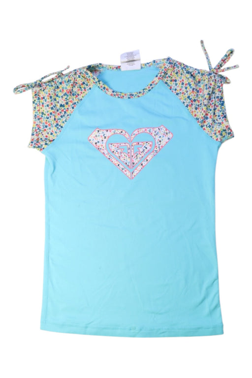 A Blue Short Sleeve Tops from Roxy in size 12Y for girl. (Front View)