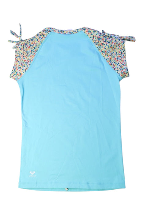 A Blue Short Sleeve Tops from Roxy in size 12Y for girl. (Back View)
