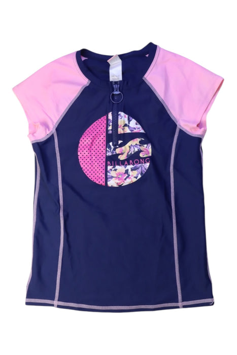 A Navy Rash Guards from Billabong in size 12Y for girl. (Front View)