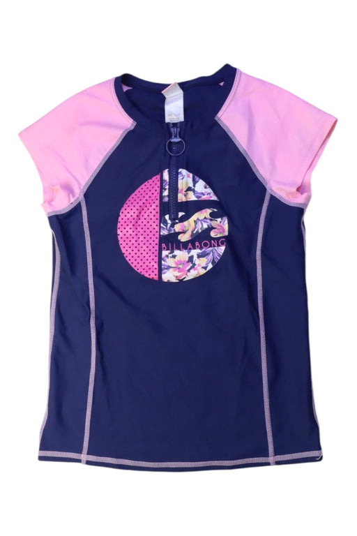 A Navy Rash Guards from Billabong in size 12Y for girl. (Front View)