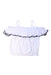 A White Sleeveless Tops from Seed in size 10Y for girl. (Front View)