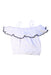 A White Sleeveless Tops from Seed in size 10Y for girl. (Back View)