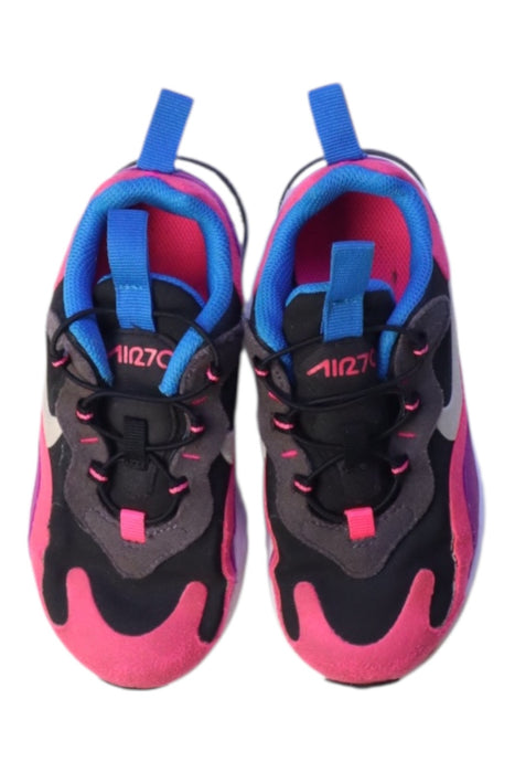 A Pink Sneakers from Nike in size 4T for girl. (Back View)