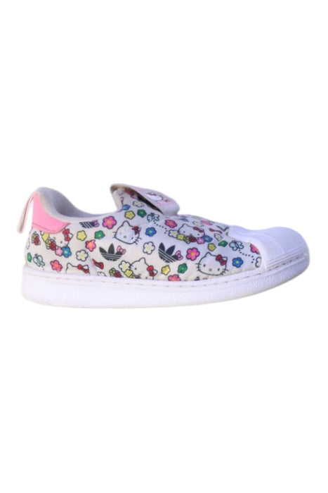 A Multicolour Sneakers from Adidas in size 3T for girl. (Front View)