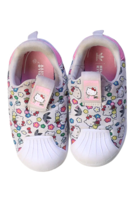 A Multicolour Sneakers from Adidas in size 3T for girl. (Back View)