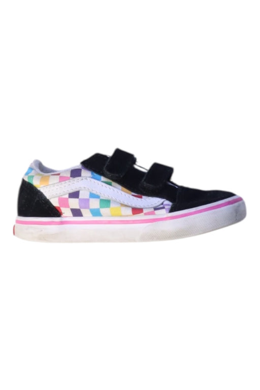A Multicolour Sneakers from Vans in size 3T for girl. (Front View)
