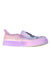 A Pink Slip Ons from Skechers in size 7Y for girl. (Front View)