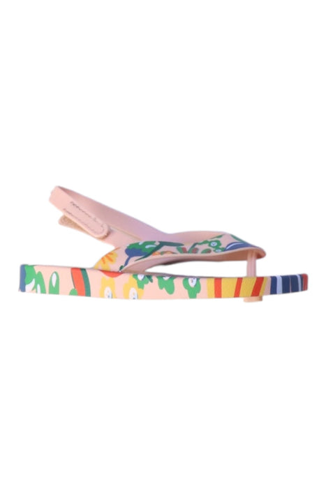 A Multicolour Sandals from Mini Melissa x Ipanema in size 4T for girl. (Front View)